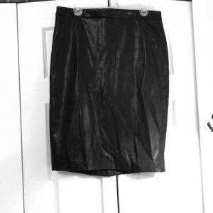 Leather skirt